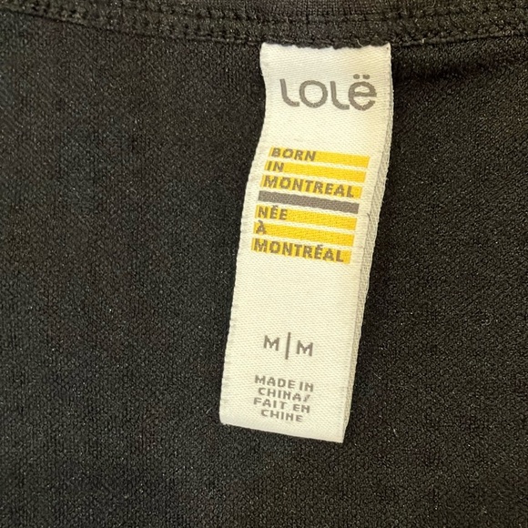 Lole women’s medium Black Fitted Cap Sleeve T-Shirt / athletic top - Picture 2 of 11